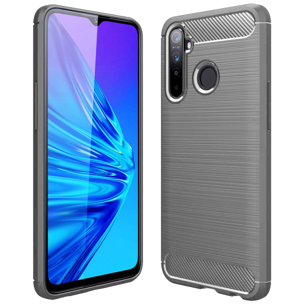 

TPU чехол Slim Series для Realme 5 Pro Серый (127384)
