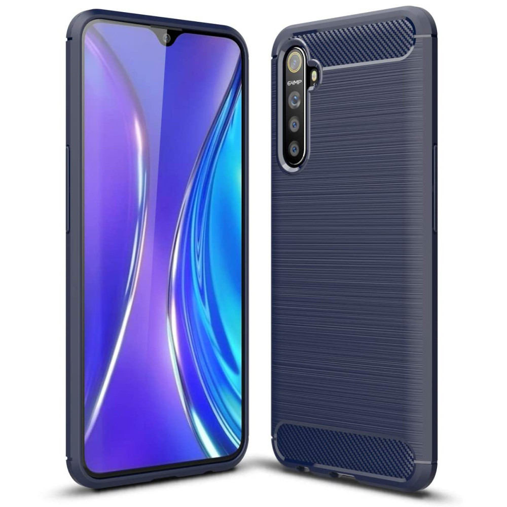 

TPU чехол Slim Series для Realme 6 Pro Синий (127370)