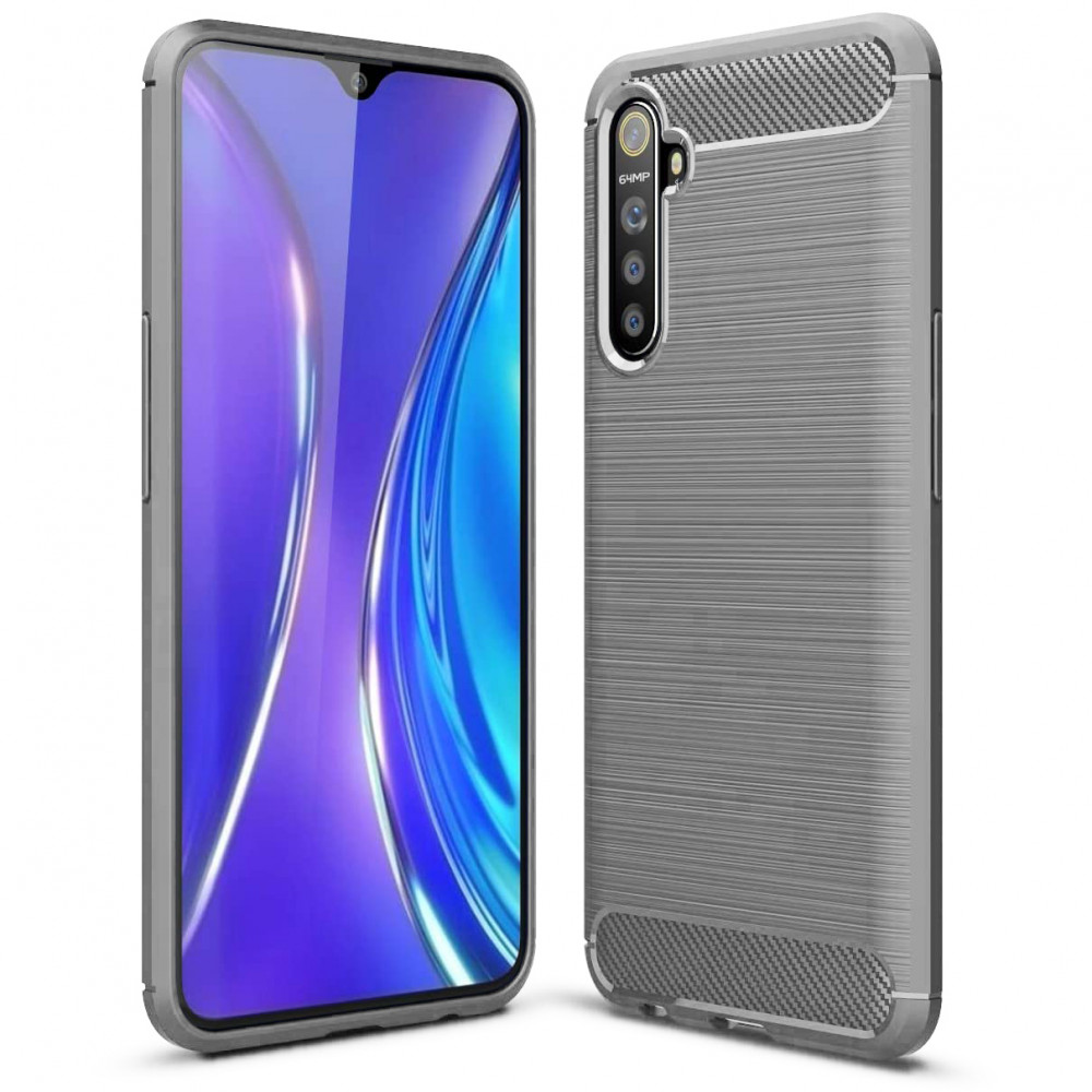 

TPU чехол Slim Series для Realme XT Серый (127374)