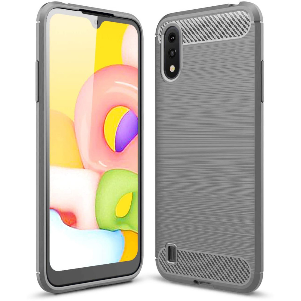 

TPU чохол Slim Series для Samsung Galaxy A01 (Сірий)