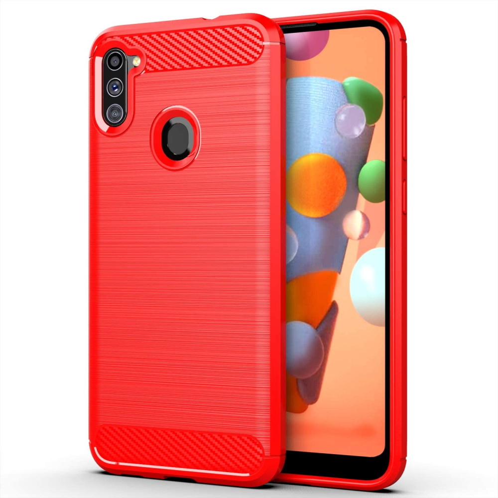

TPU чехол Slim Series для Samsung Galaxy A11 Красный (127398)