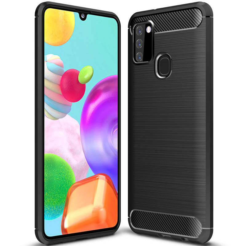 

TPU чехол Slim Series для Samsung Galaxy A21s Черный (133355)
