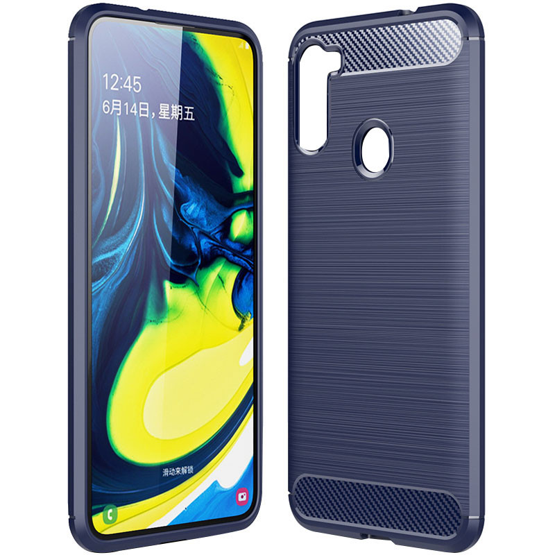 

TPU чехол Slim Series для Samsung Galaxy A21 Синий (129721)