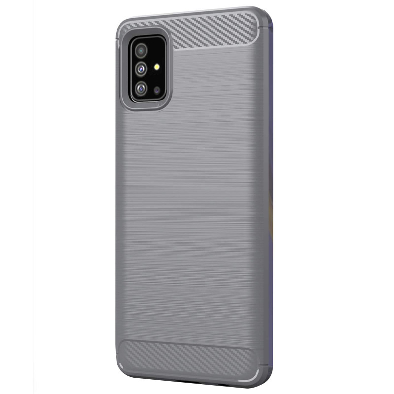 

TPU чехол Slim Series для Samsung Galaxy A71 Серый (123549)
