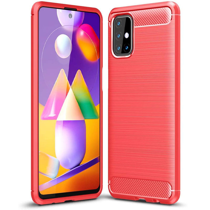 

TPU чохол Slim Series для Samsung Galaxy M31s (Червоний)