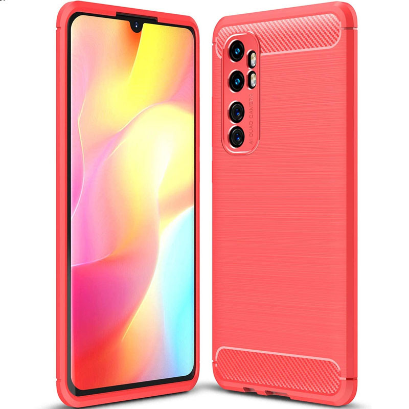 

TPU чехол Slim Series для Xiaomi Mi Note 10 Lite Красный (133357)