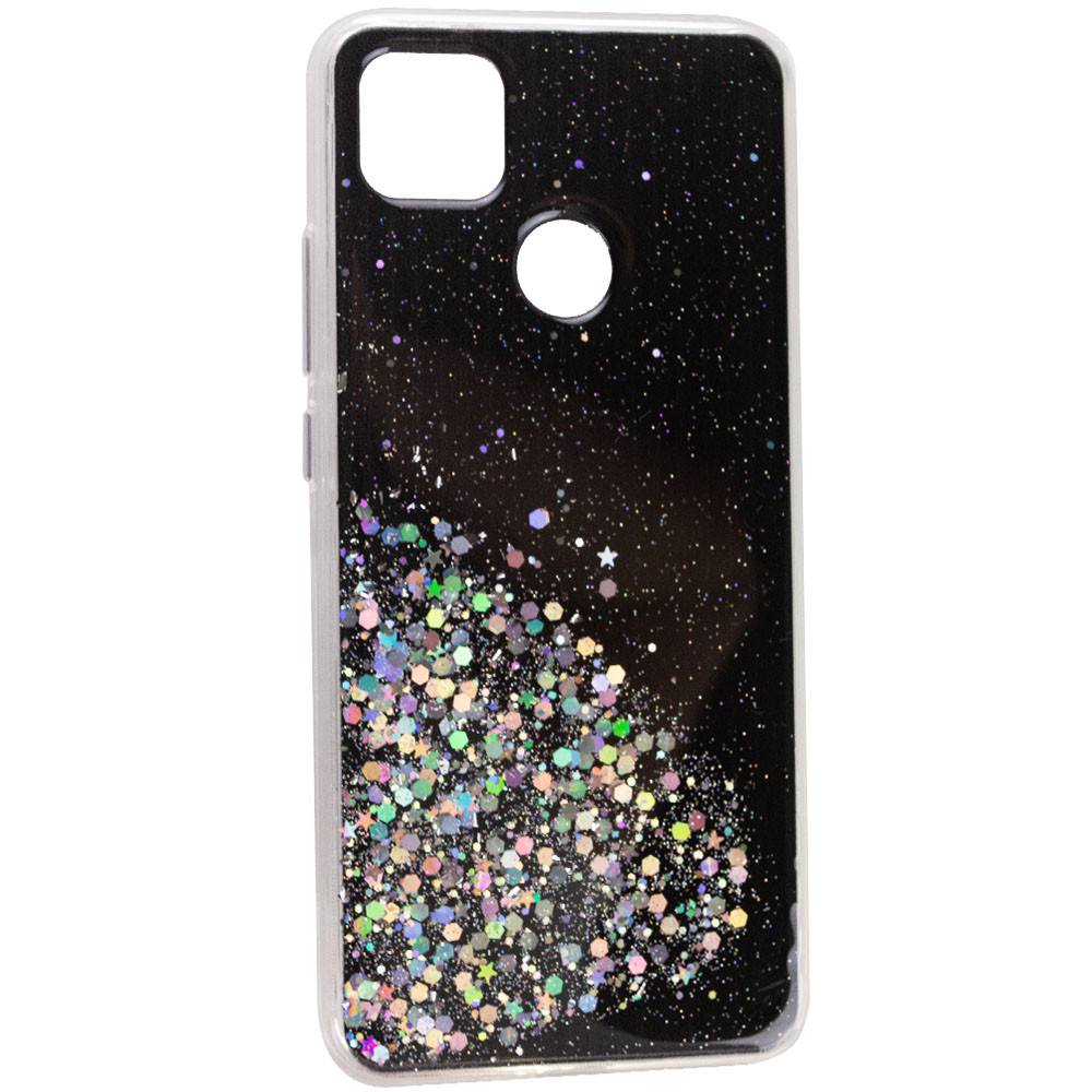

TPU чехол Star Glitter для Xiaomi Redmi 9C Черный (143205)