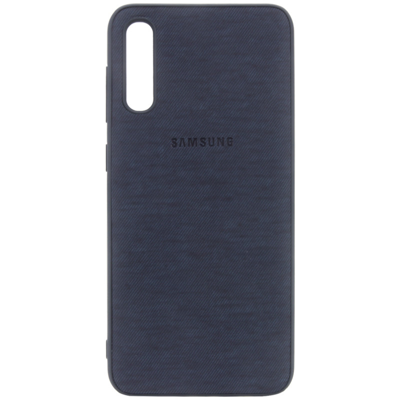 

TPU чехол Textile Logo для Samsung Galaxy A70 (A705F) Синий (126173)