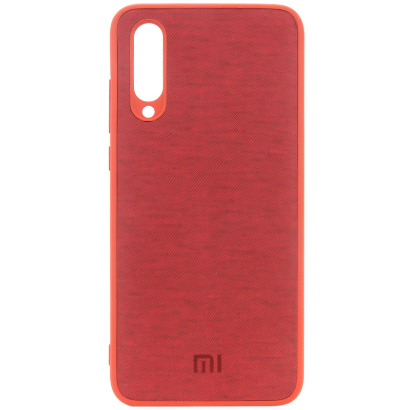 

TPU чехол Textile Logo для Xiaomi Mi 9 SE Красный (126127)