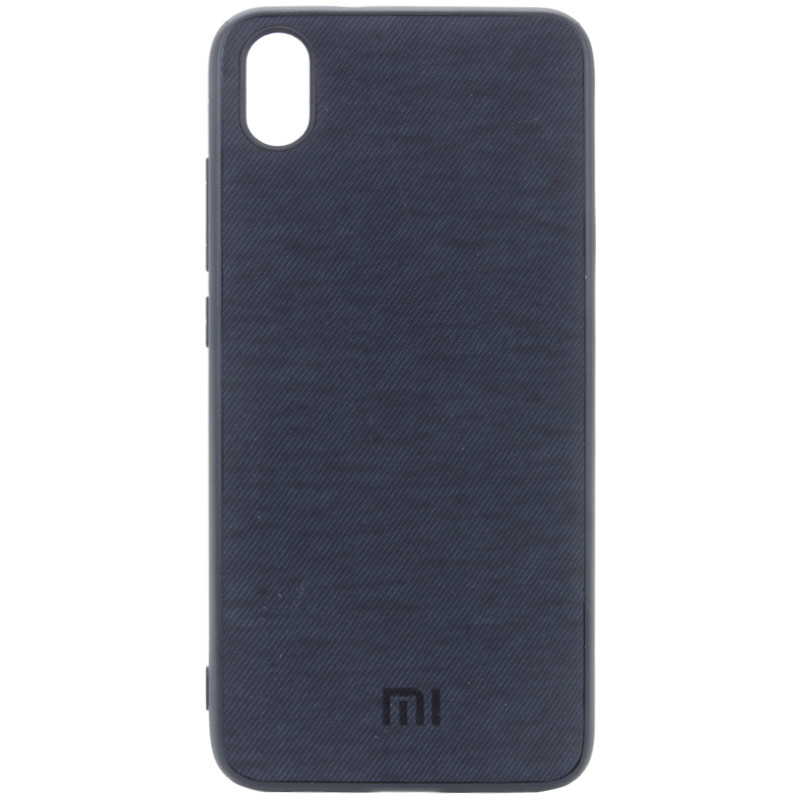 

TPU чохол Textile Logo для Xiaomi Redmi 7A (Синій)