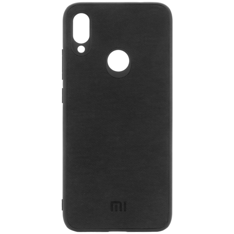 

TPU чехол Textile Logo для Xiaomi Redmi Note 7s Черный (126155)