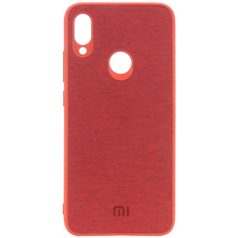 

TPU чехол Textile Logo для Xiaomi Redmi Note 7s Красный (126151)