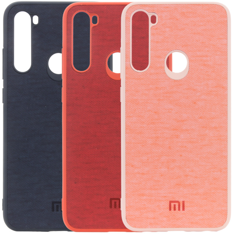 

TPU чохол Textile Logo для Xiaomi Redmi Note 8