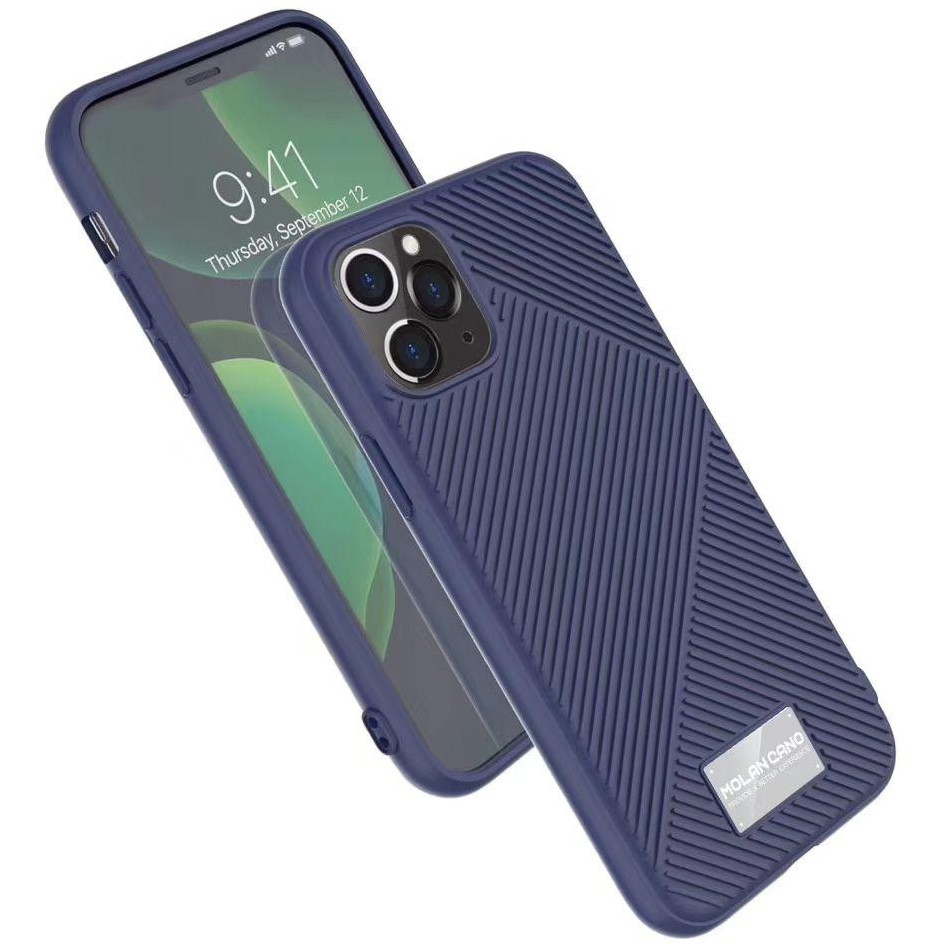 

TPU накладка Molan Cano Jelline series для Apple iPhone 11 Pro (5.8") (Синій / Navy)