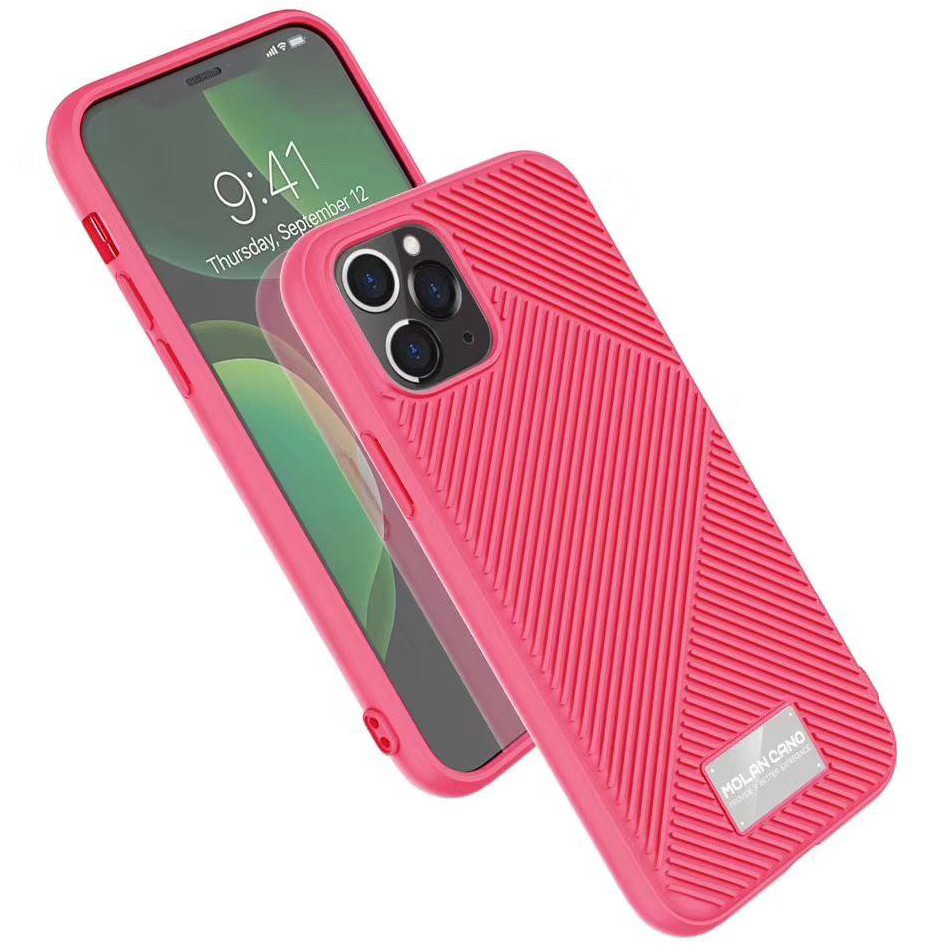 

TPU накладка Molan Cano Jelline series для Apple iPhone 11 Pro Max (6.5") Розовый / Hot Pink (112648)