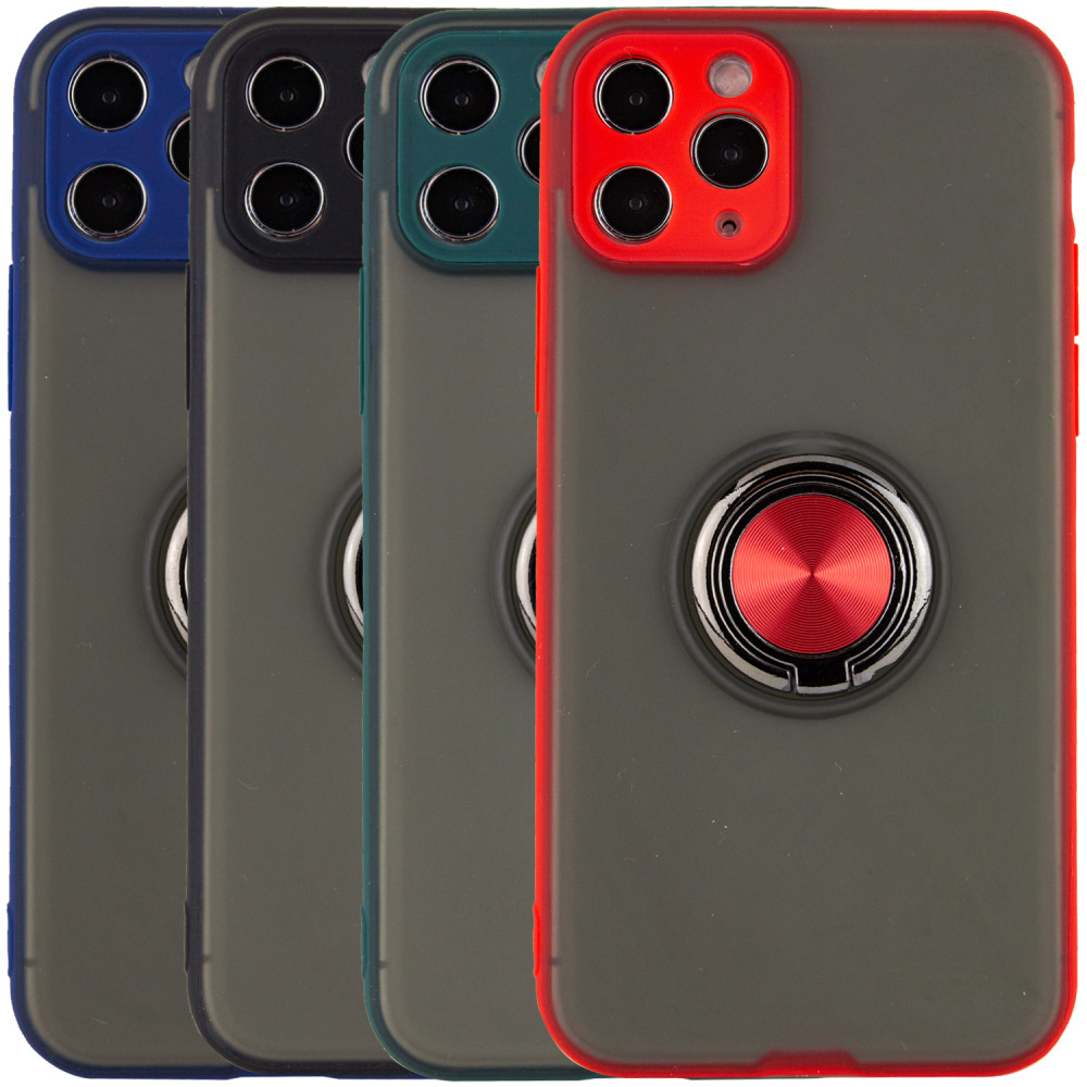 

TPU-PC чехол Deen Shadow Ring series для Apple iPhone 11 Pro Max (6.5") (118745)