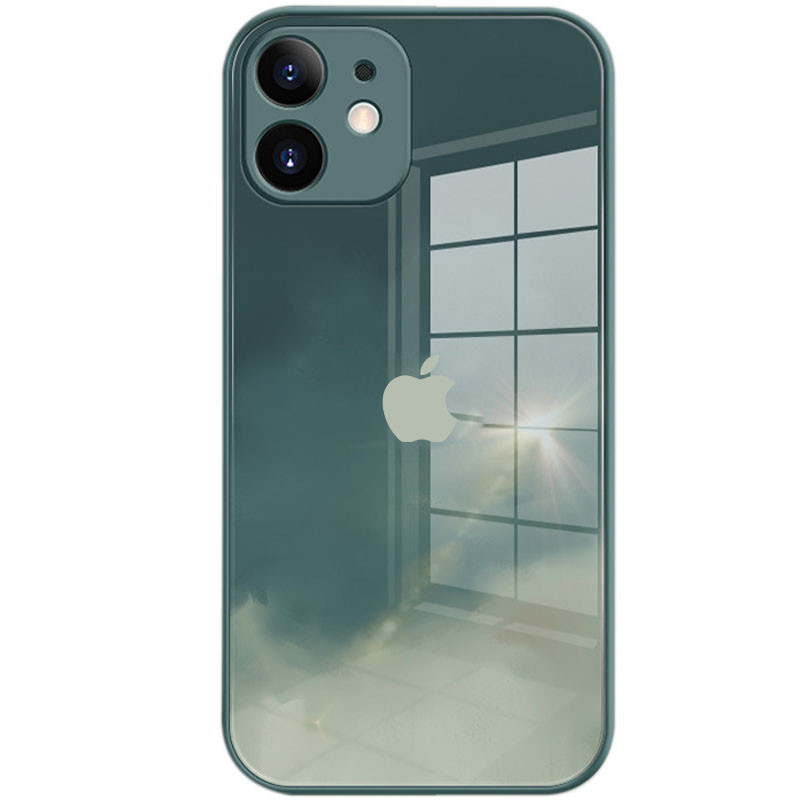 

TPU+Glass чехол Aquarelle Full Camera для Apple iPhone 11 (6.1") Зеленый (166443)