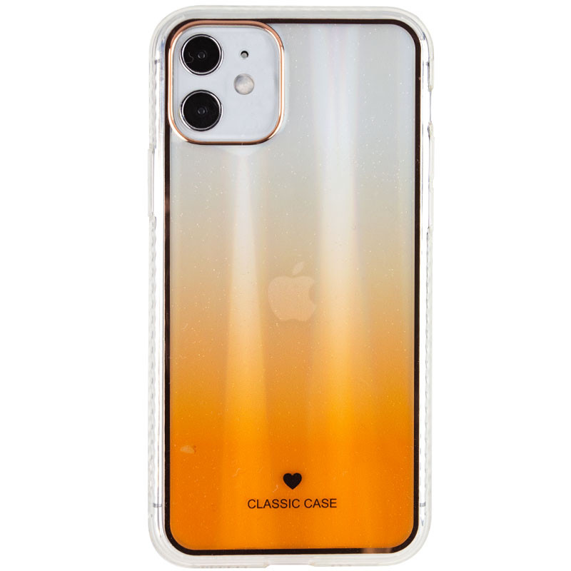 

TPU+Glass чехол Aurora Classic для Apple iPhone 11 (6.1") Оранжевый (166472)