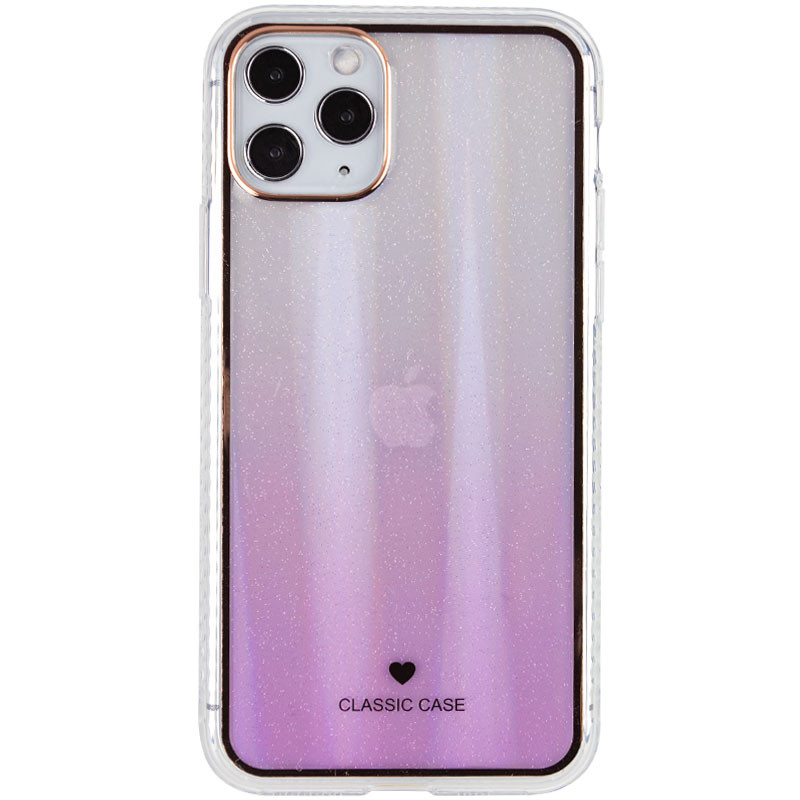

TPU+Glass чохол Aurora Classic для для Apple iPhone 11 Pro (5.8") (Бузковий)