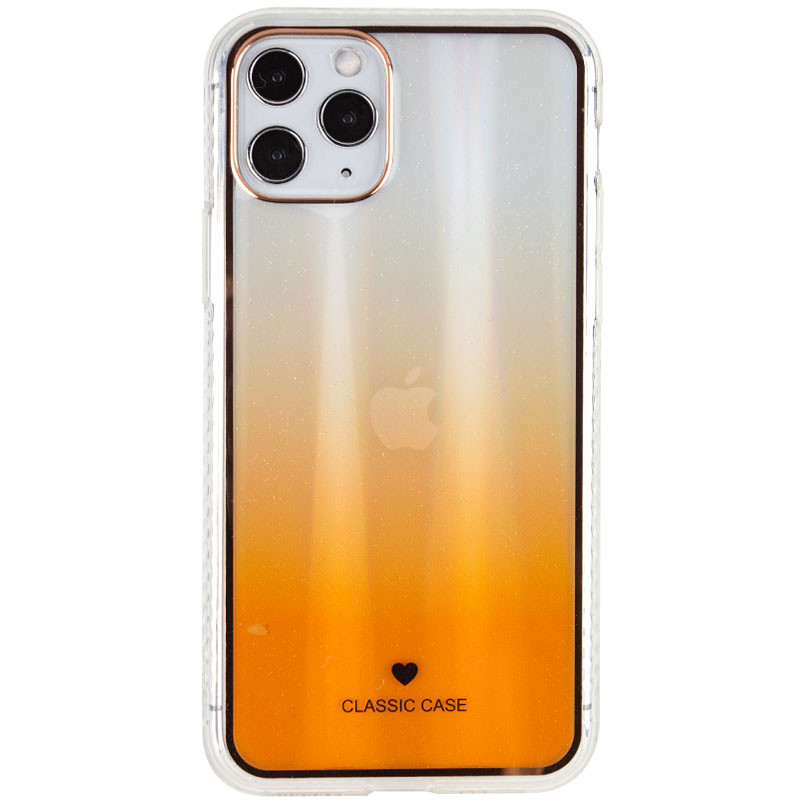 

TPU+Glass чохол Aurora Classic для для Apple iPhone 12 (Помаранчевий)