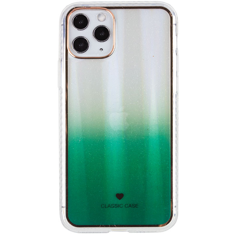

TPU+Glass чохол Aurora Classic для для Apple iPhone 12 Pro Max (Зелений)
