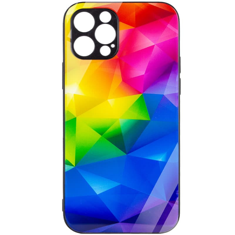 

TPU+Glass чехол Diversity для Apple iPhone 12 Pro (6.1") Rainbow (204572)