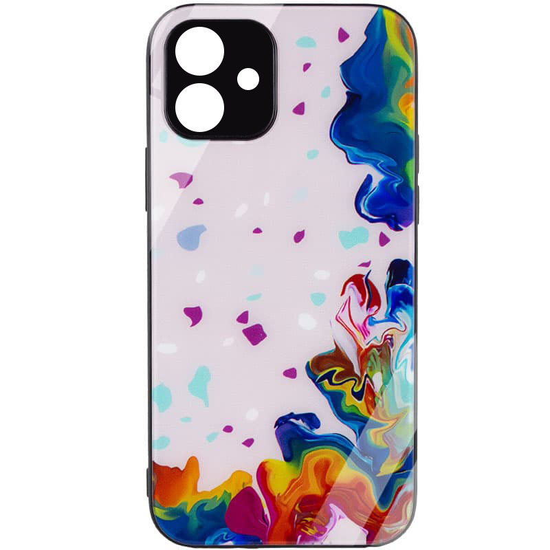 

TPU+Glass чохол Diversity для Apple iPhone 11 (6.1") (Stains multicolored)