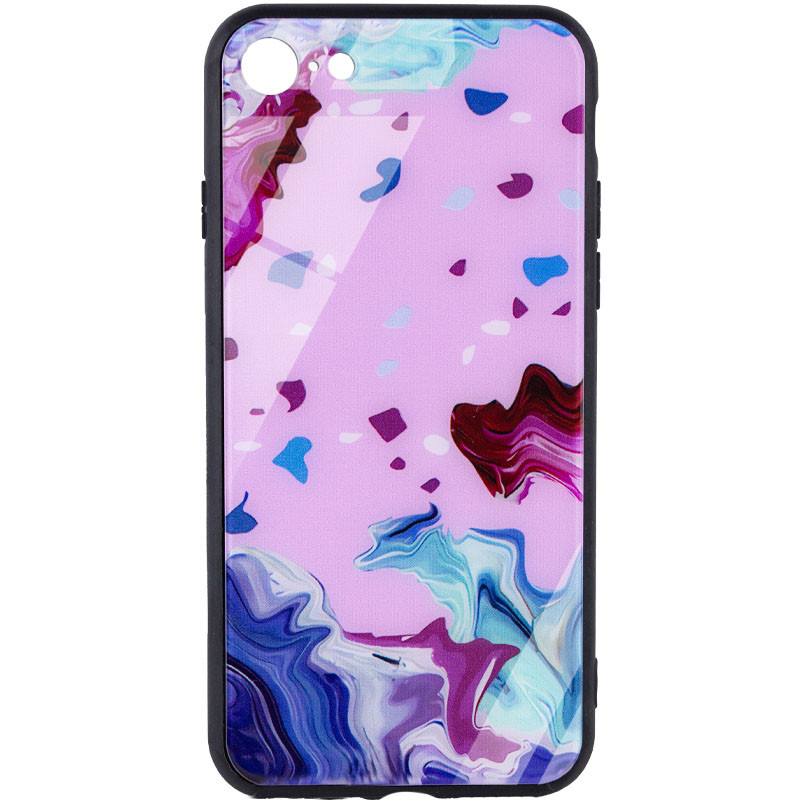 

TPU+Glass чохол Diversity для Apple iPhone 7 / 8 (4.7'') (Stains red)