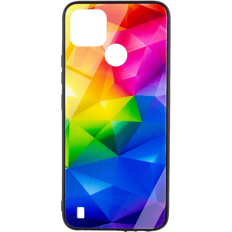 

TPU+Glass чохол Diversity для Realme C21Y (Rainbow)