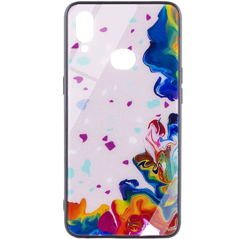 

TPU+Glass чохол Diversity для Samsung Galaxy A10s (Stains multicolored)