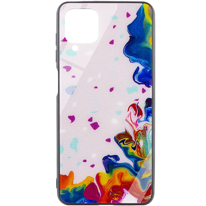 

TPU+Glass чохол Diversity для Samsung Galaxy A12 Nacho (Stains multicolored)