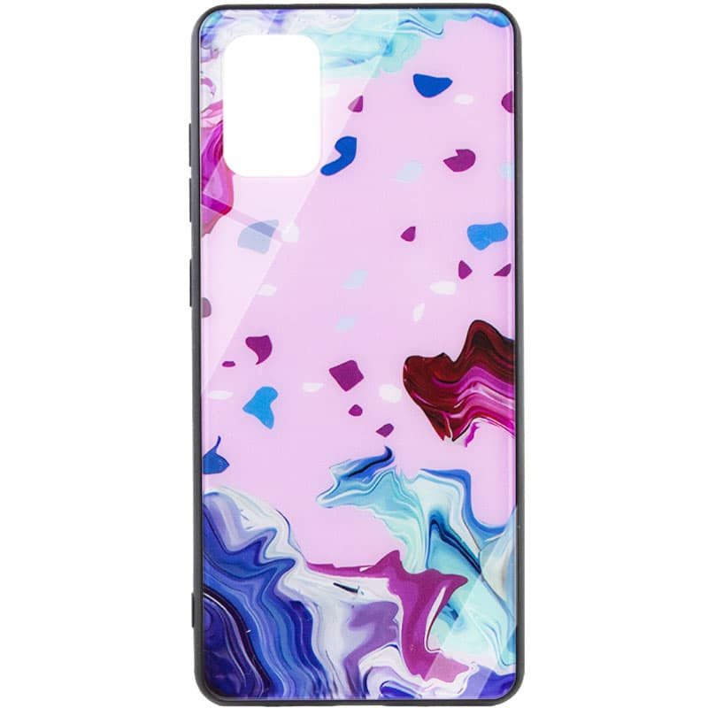 

TPU+Glass чехол Diversity для Samsung Galaxy A31 Stains red (204478)