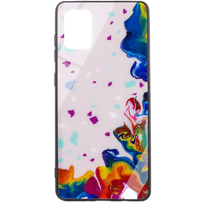 

TPU+Glass чехол Diversity для Samsung Galaxy A51 Stains multicolored (204519)