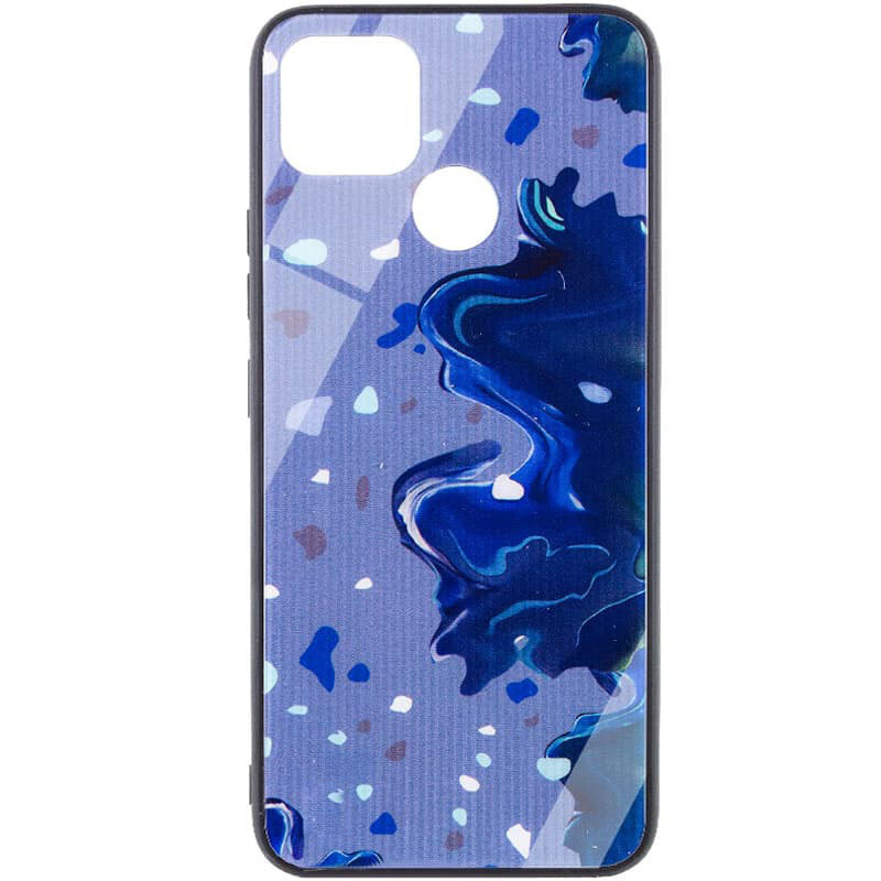

TPU+Glass чохол Diversity для Xiaomi Redmi 9C (Stains blue)