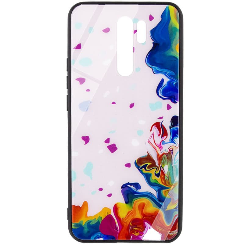 

TPU+Glass чохол Diversity для Xiaomi Redmi 9 (Stains multicolored)