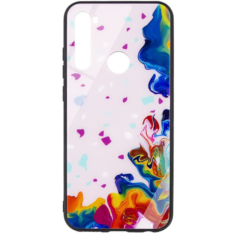 

TPU+Glass чохол Diversity для Xiaomi Redmi Note 8 (Stains multicolored)