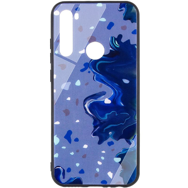 

TPU+Glass чохол Diversity для Xiaomi Redmi Note 8T (Stains blue)