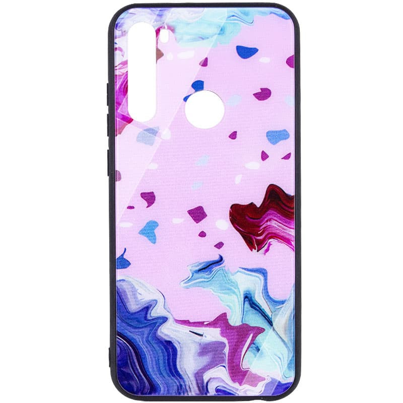 

TPU+Glass чохол Diversity для Xiaomi Redmi Note 8T (Stains red)