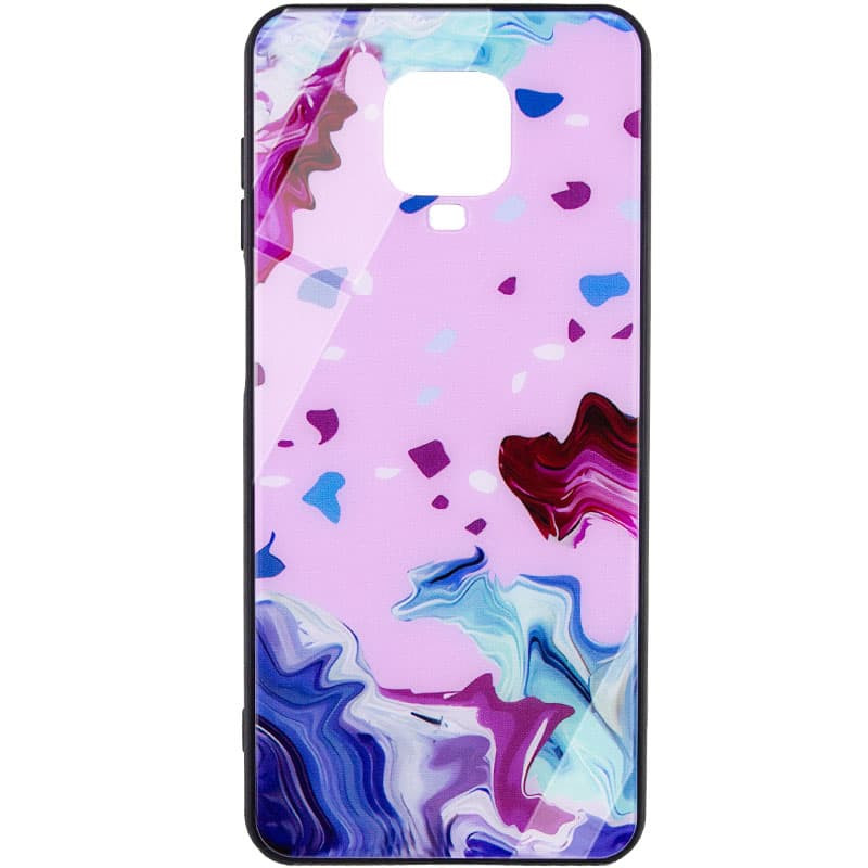 

TPU+Glass чехол Diversity для Xiaomi Redmi Note 9s / Note 9 Pro / Note 9 Pro Max Stains red (204296)