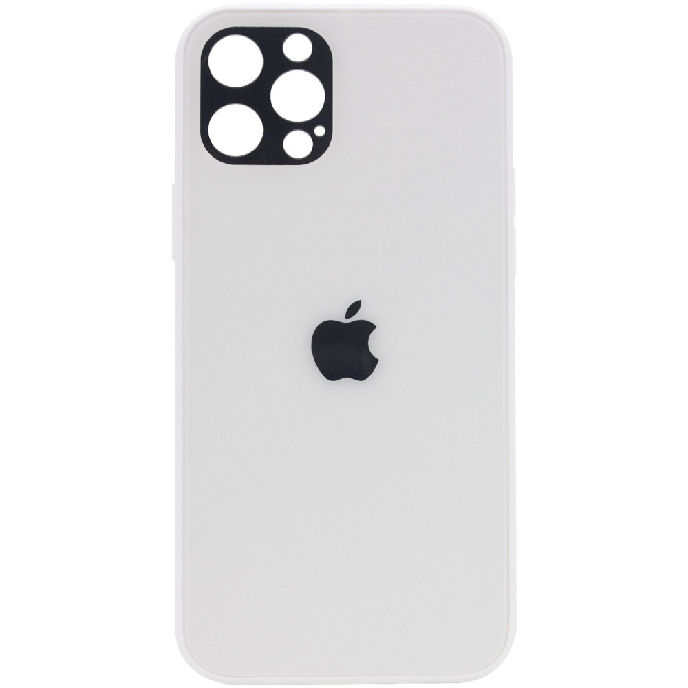 

TPU+Glass чехол GLOSSY Logo Full camera для Apple iPhone 12 (6.1") Белый (157449)
