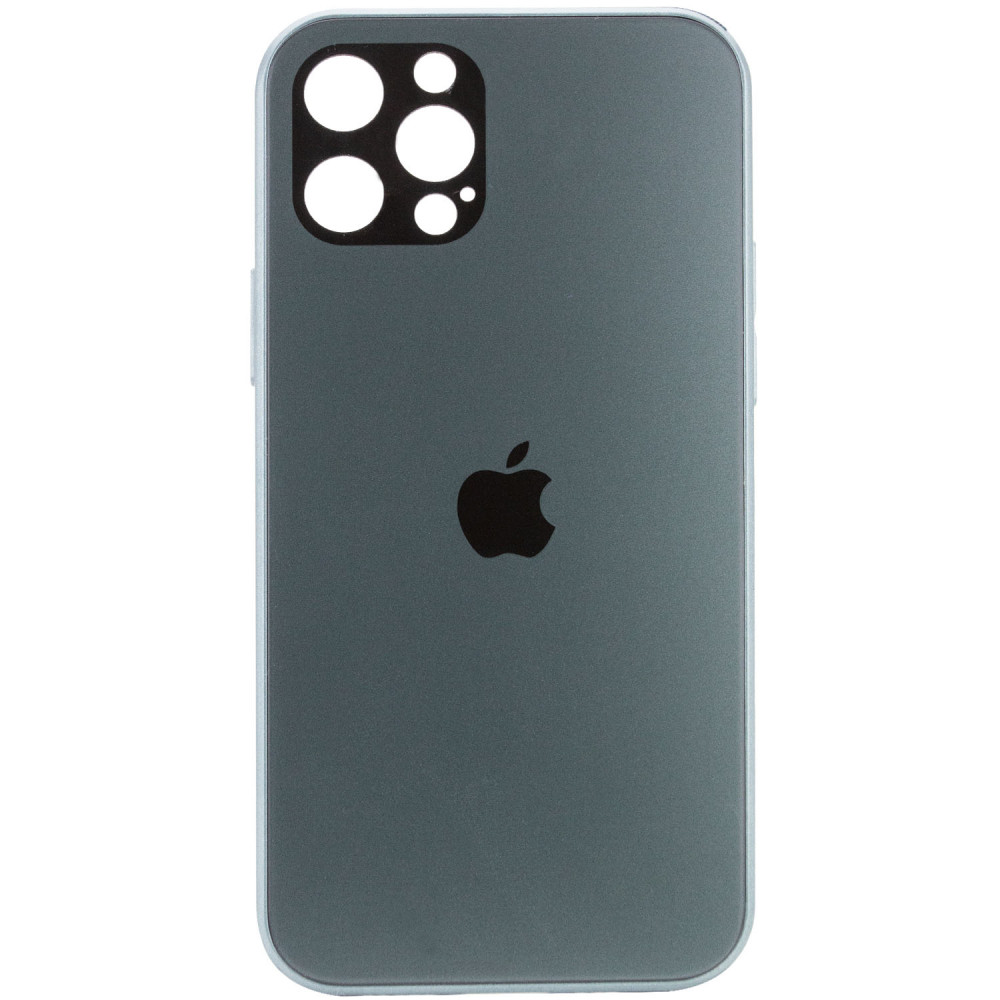 

TPU+Glass чехол GLOSSY Logo Full camera для Apple iPhone 12 Pro (6.1") Зеленый (157459)