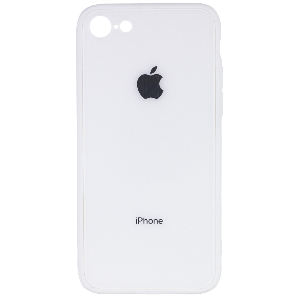 

TPU+Glass чехол GLOSSY Logo Full camera для Apple iPhone 7 (4.7'') Белый (161044)