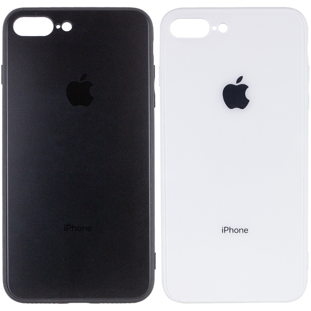 

TPU+Glass чехол GLOSSY Logo Full camera для Apple iPhone 7 plus / 8 plus (5.5") (161049)