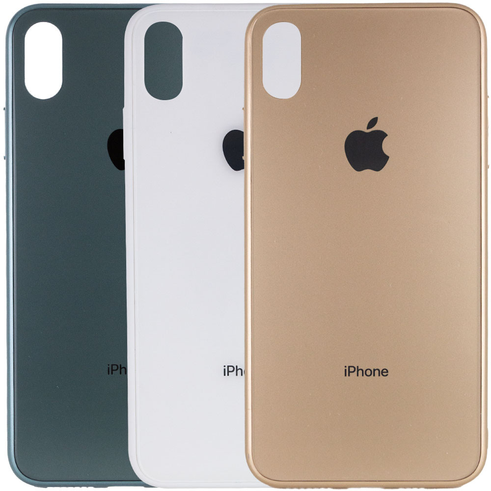 

TPU+Glass чохол GLOSSY Logo Full camera для Apple iPhone XS Max (6.5")