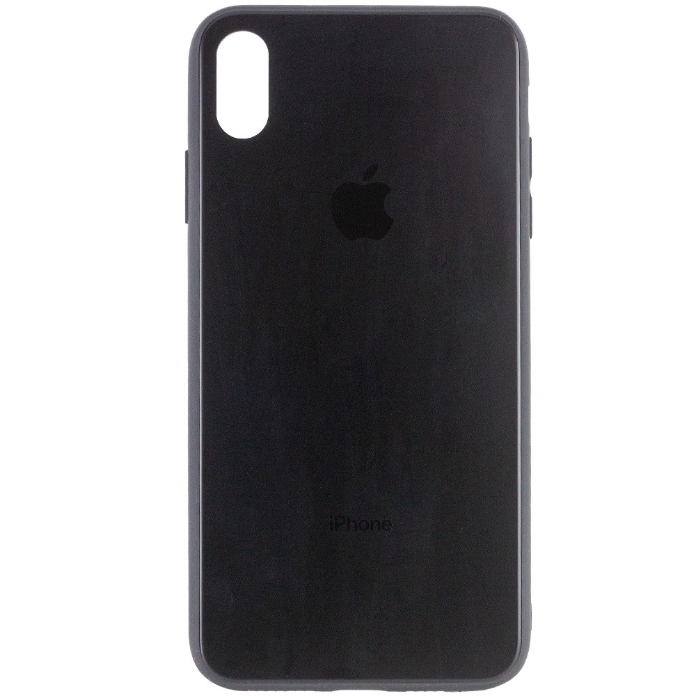 

TPU+Glass чохол GLOSSY Logo Full camera для Apple iPhone XS Max (6.5") (Чорний)