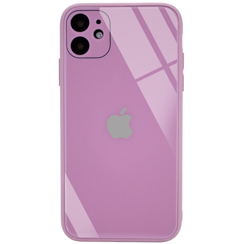 

TPU+Glass чехол GLOSSY Logo Full camera (opp) для Apple iPhone 11 (6.1") Лиловый / Lilac Pride (158453)