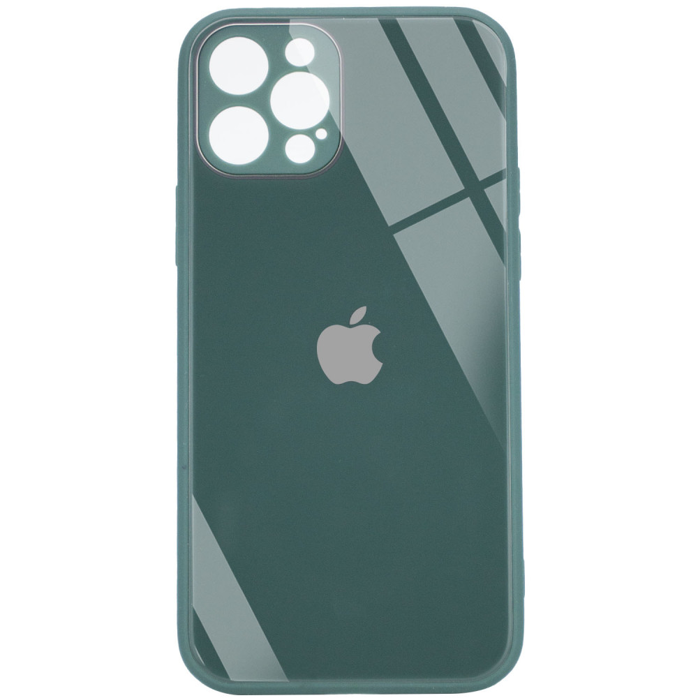 

TPU+Glass чехол GLOSSY Logo Full camera (opp) для Apple iPhone 12 Pro Max (6.7") Зеленый (158507)