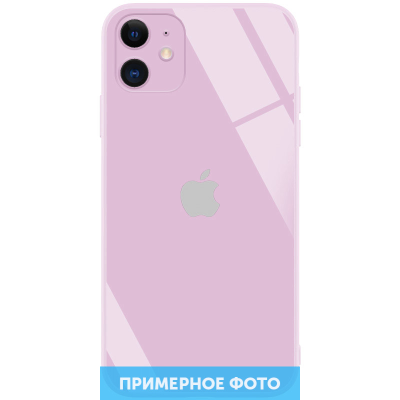 

TPU+Glass чехол GLOSSY Logo Full camera (opp) для Apple iPhone 5/5S/SE Лиловый / Lilac Pride (158563)