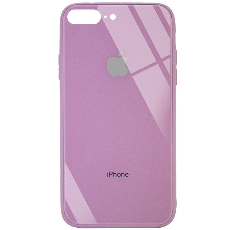 

TPU+Glass чехол GLOSSY Logo (opp) для Apple iPhone 8 plus (5.5'') Лиловый / Lilac Pride (158530)