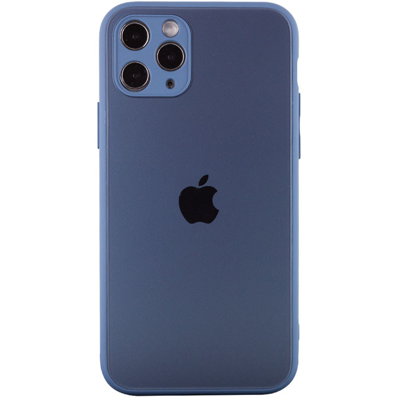 

TPU+Glass чохол Matte Candy Full camera для Apple iPhone 11 Pro Max (6.5") (Синій)